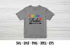 5th Grade tribe SVG. First day of school quote shirt design Product Image 2