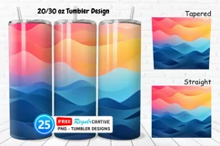Gradient 20/30oz Tumbler, BONUS 25 Tumbler Product Image 1
