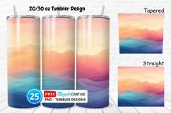 Gradient 20/30oz Tumbler, BONUS 25 Tumbler Product Image 1