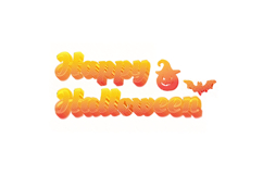 Gradient halloween lettering typography concept eps 10 Product Image 1