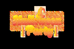 Gradient halloween lettering typography graphic eps 10 Product Image 2