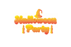 Gradient halloween lettering typography graphic eps 10 Product Image 1