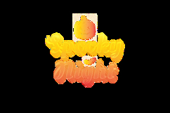 Gradient halloween lettering typography isolated eps 10 Product Image 2