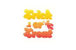 Gradient halloween lettering typography vector eps 10 Product Image 1