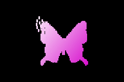 Gradient illustration or abstract art butterfly graphic Product Image 2