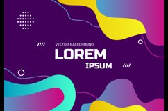 Gradient liquid abstract background template Product Image 2
