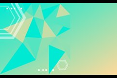 Gradient polygonal cover and banner background design Product Image 2