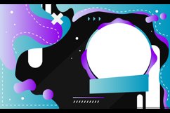 Gradient webinar template design banner and poster Product Image 2