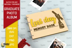 Graduation Photo Album Laser Cut. Memory Book SVG Product Image 1