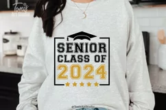 Senior Class Of 2024 SVG PNG, Graduation Cap Svg, Cut Files Product Image 3