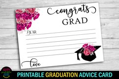 words of wisdom for the graduates- graduation party advice cards printable