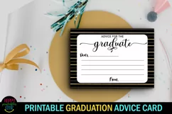 words of wisdom for the graduates- graduation party advice cards printable
