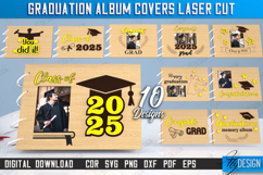 Graduation Album Covers Laser Cut Bundle, Grad Picture Album Product Image 1