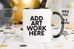 Graduation Black Handle 11oz Mug Mock Up