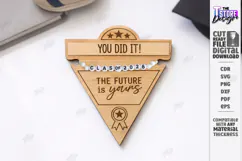 Graduation Bracelet Holder Laser Cut | Grad 2026 | Gift Idea Product Image 1