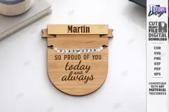 Graduation Bracelet Holder Laser Cut | Grad 2026 | Gift Idea Product Image 1