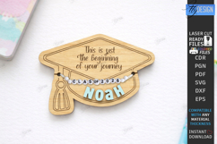 Graduation Bracelet Holder Laser Cut | Kids Laser | Cute SVG Product Image 1