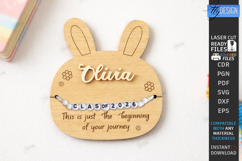 Graduation Bracelet Holder Laser Cut | Kids Laser | Cute SVG Product Image 1