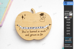 Graduation Bracelet Holder Laser Cut | Kids Laser | Cute SVG Product Image 1