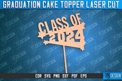 Graduation Cake Topper Laser Cut | Cake Topper Design | CNC Product Image 1