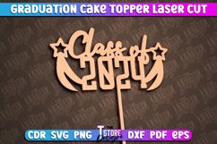 Graduation Cake Topper Laser Cut | Cake Topper Design | CNC Product Image 1