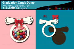 Graduation Candy Dome Product Image 1