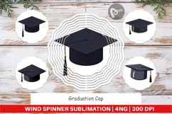 Wind Spinner Graduation Cap Product Image 1