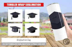 Tumbler Graduation Cap Product Image 1