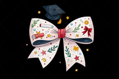 graduation cap bow, coquette bow clipart, diploma theme bow, cap design art, digital bow design, celebrate graduation bow, milestone bow art, graduation design clipart, coquette bow art, cap sublimation design