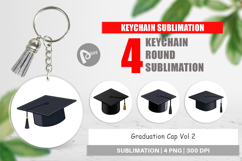 Keychain Graduation Cap Product Image 1