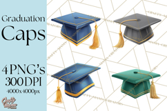 Graduation Cap Clipart PNG, Classic Graduation Hat Tassel Product Image 1