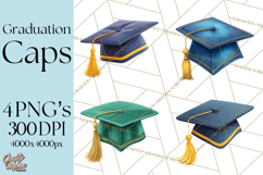 Graduation Cap Clipart PNG, Classic Graduation Hat Tassel Product Image 1