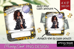 Graduation Money Card PNG - Chibi Girl Money Card Holder Product Image 1