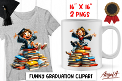 Graduation bundle Preschool grad clipart Class of PNG Product Image 9