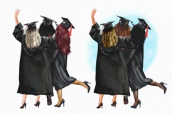 Graduation Girl Clipart Best Friends Clipart Product Image 2