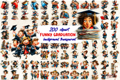 Graduation bundle Preschool grad clipart Class of PNG Product Image 1