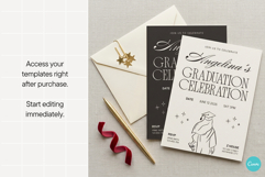 Graduation Party Invitations Canva Template Product Image 7