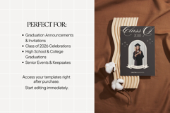 Graduation Announcement Photo Cards Canva Template Product Image 6