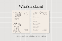 Graduation Ceremony Program Canva Template Product Image 3