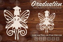 Graduation Paper Cut Fairy for Decoration SVG Product Image 1