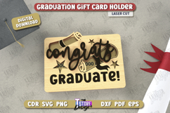 Graduation Gift Card Holder | Grad 2025 | Grad Gift Idea|CNC Product Image 1