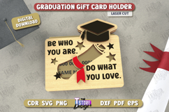 Graduation Gift Card Holder | Grad 2025 | Grad Gift Idea|CNC Product Image 1