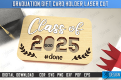 Graduation Money Card Holder | Grad 2025 | Graduation Gift Product Image 1