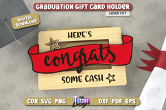 Graduation Gift Card Holder | Grad 2025 | Grad Gift Idea|CNC Product Image 1