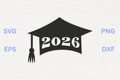 Graduation Cap 2026 SVG Product Image 1