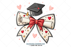 coquette bow, graduation bow, heart design, diploma theme, digital clipart, celebrate bow, milestone art, bow art, graduation heart, digital art, graduation heart bow, coquette bow clipart, diploma theme bow, heart design art, digital bow design, celebrat