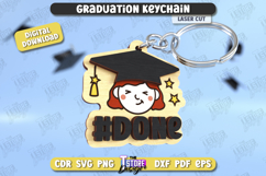 Graduation Keychains Laser Cut Bundle, Graduation Gift SVG Product Image 3