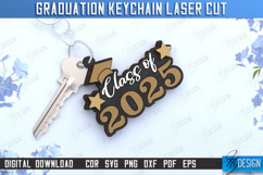 Graduation Keychain | Grad 2025 | Keyring | Class of 2025 Product Image 1