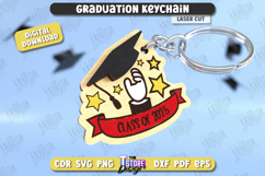Graduation Keychains Laser Cut Bundle, Graduation Gift SVG Product Image 4