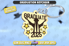 Graduation Keychains Laser Cut Bundle, Graduation Gift SVG Product Image 8